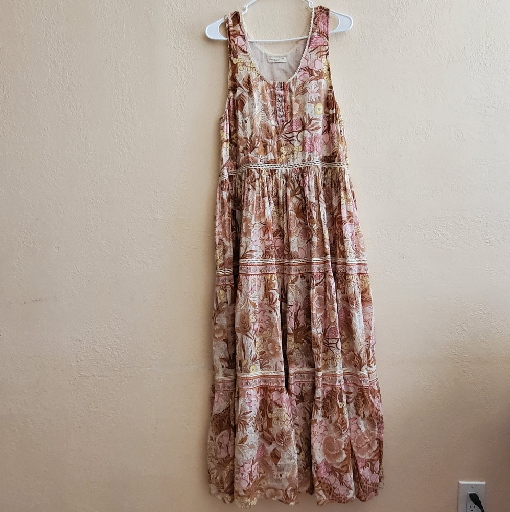 Spell & The Gypsy Collective Maxi Sundress Cream - Picture 3 of 16